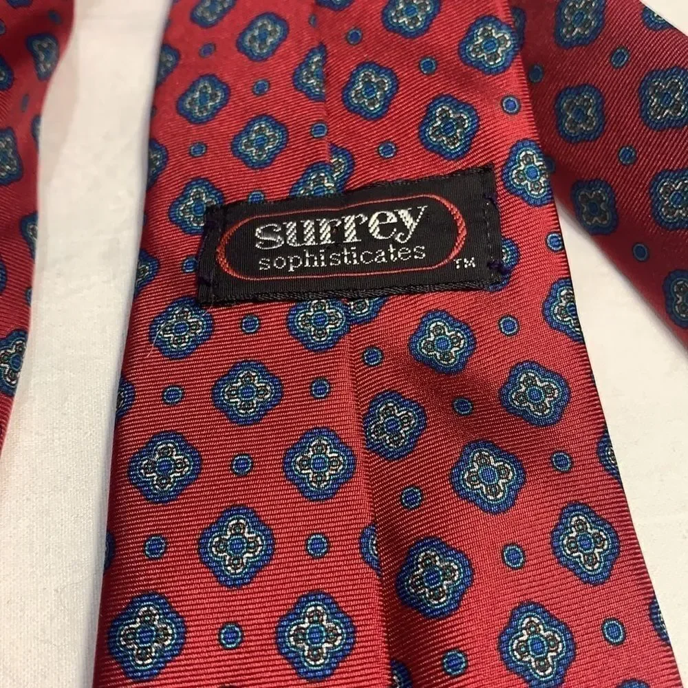 3for$20 classy red blue surrey tie